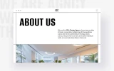 Second screenshot preview of 100Agenci Agency website webflow template