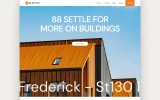 First screenshot preview of 88settle Real Estate website webflow template