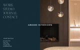 First screenshot preview of Abode Interior Design website webflow template