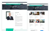 Fifth screenshot preview of Aeinzai Law Firm website webflow template
