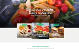 First screenshot preview of All Recipes Recipe website webflow template