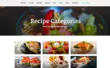 Second screenshot preview of All Recipes Recipe website webflow template