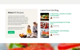 Fifth screenshot preview of All Recipes Recipe website webflow template