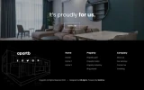 Fifth screenshot preview of Apartb 128 Real Estate website webflow template