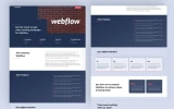 Third screenshot preview of Artoral Agency website webflow template