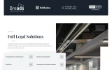 Third screenshot preview of Bylaw Law Firm website webflow template