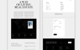 Fourth screenshot preview of Canela Real Estate website webflow template