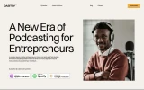 First screenshot preview of Castly Podcast website webflow template
