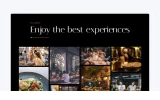 Second screenshot preview of Ciciano Restaurant website webflow template