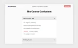 Third screenshot preview of Coursely Learning website webflow template