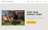 Second screenshot preview of Crossfitmatter Gym website webflow template