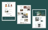 Fourth screenshot preview of Decoral Interior Design website webflow template