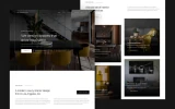 First screenshot preview of Decoration X Interior Design website webflow template