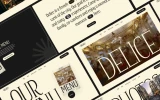 First screenshot preview of Delice Restaurant website webflow template