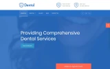 First screenshot preview of Dental Dentist website webflow template