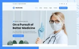 First screenshot preview of Doctorate Doctor website webflow template