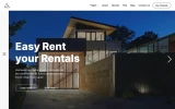 First screenshot preview of Easy Rental Real Estate website webflow template