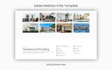 Third screenshot preview of Estate Real Estate website webflow template