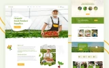First screenshot preview of Farmzi Agriculture website webflow template