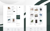 Fourth screenshot preview of Farnic Furniture website webflow template