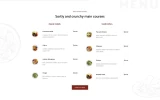 Second screenshot preview of Fine Dining 128 Restaurant website webflow template