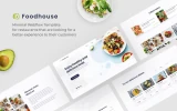 First screenshot preview of Foodhouse Restaurant website webflow template