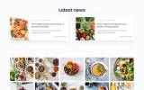 Fourth screenshot preview of Foodhouse Restaurant website webflow template