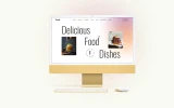 Third screenshot preview of Foody Restaurant website webflow template