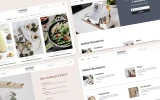 Third screenshot preview of Goodzy Food website webflow template