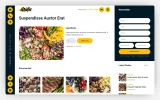 Fifth screenshot preview of Grilla Food website webflow template