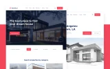 First screenshot preview of Homefy X Real Estate website webflow template