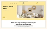 First screenshot preview of Homestore Furniture website webflow template