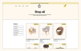 Fourth screenshot preview of Homestore Furniture website webflow template