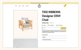 Fifth screenshot preview of Homestore Furniture website webflow template