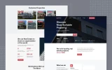 First screenshot preview of Homyz Real Estate website webflow template