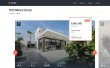 Fifth screenshot preview of Husly Real Estate website webflow template
