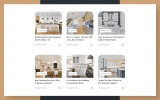 Second screenshot preview of Interno Interior Design website webflow template