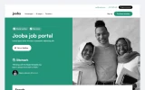 Fifth screenshot preview of Jooba Job Portal website webflow template