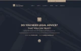 First screenshot preview of Justice Law Firm website webflow template