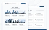 Third screenshot preview of Lawyers Law Firm website webflow template