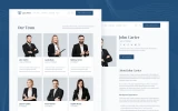 Fourth screenshot preview of Lawyers Law Firm website webflow template