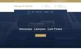 First screenshot preview of Libero Law Firm website webflow template
