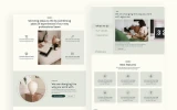 Fifth screenshot preview of Lyra Agency website webflow template