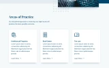 Second screenshot preview of McKinley Law Firm website webflow template