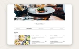 Fifth screenshot preview of Mexicana Restaurant website webflow template