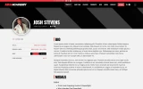 Fourth screenshot preview of MMA Academy Gym website webflow template