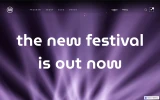 First screenshot preview of Mood Festival Event website webflow template