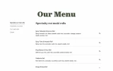 Third screenshot preview of Mooshi Restaurant website webflow template