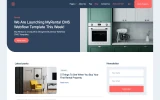 Fourth screenshot preview of MyRental Real Estate website webflow template