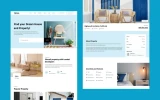 First screenshot preview of Nova Homes Real Estate website webflow template